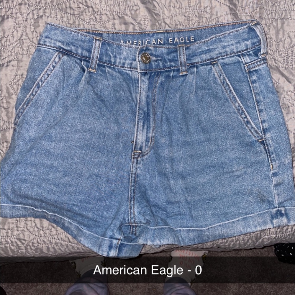 American Eagle Denim Mom Shorts